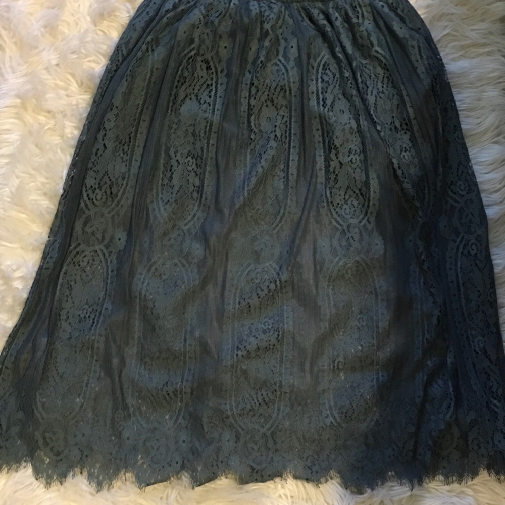 Formal lace skirt